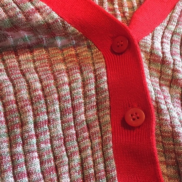 Urban Outfitter Lucky Knit Cardigan Christmas Sweater - Picture 11 of 11